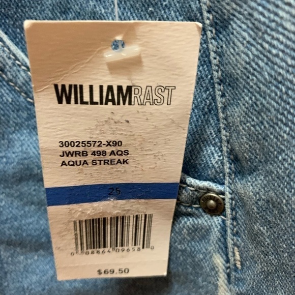 William Rast Aqua Streak A-Line Denim Skirt NWT Size 25 - Picture 7 of 10